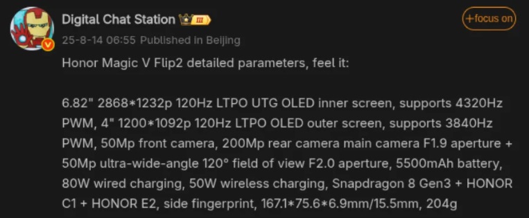 Honor Magic V Flip 2: Bocoran Spesifikasi Bikin Melongo!