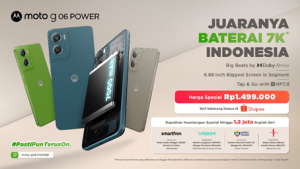 Baterai Gahar, Harga Bersahabat! Moto G06 Power Resmi!