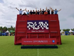 Terbang Premium! OPPO Manjakan Pelari di Udara!