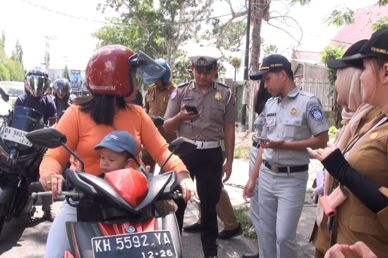 Razia Pajak Kendaraan Gegerkan Palangka Raya