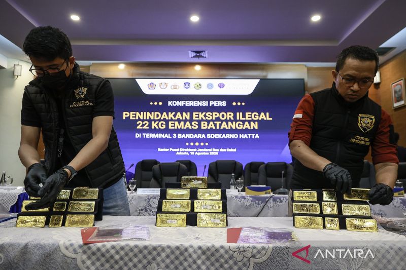 Lenterapos 4 Bandara Soetta Geger Emas Puluhan Kilo Disita